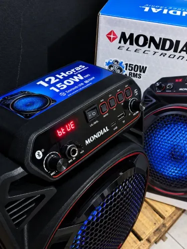 Caixa De Som Amplificada Mondial