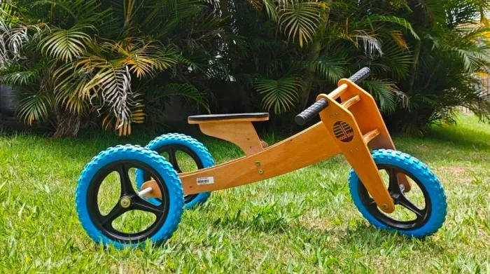 triciclo woodbike de madeira