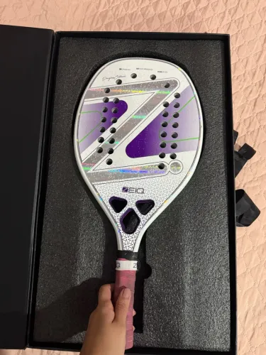 Raquete Zeiq Violet Beach Tennis - Excelente estado