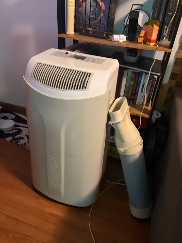 Ar condicionado portátil frio e quente com tubo
