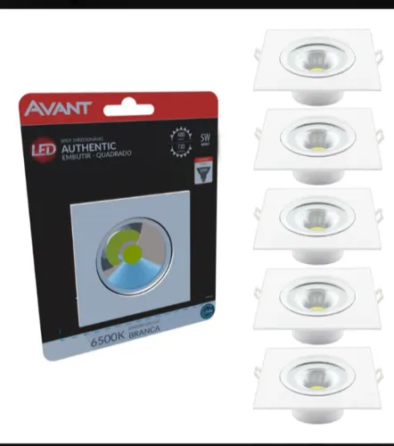 Spot Led 5w 4000k avant