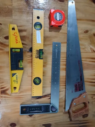 Kit ferramentas serralheiro marceneiro pedreiro