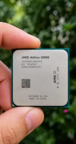 Processador AMD Athlon 3000G de 2 núcleos e 3.5GHz de frequência com gráfica integrada