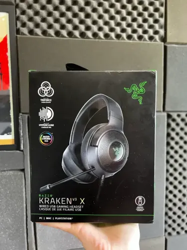 HEADSET RAZER KRAKEN V3 HEADSET GAMER USB CHROMA PC E CONSOLE