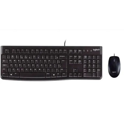Kit Teclado e Mouse Logitech MK120 - WZetta