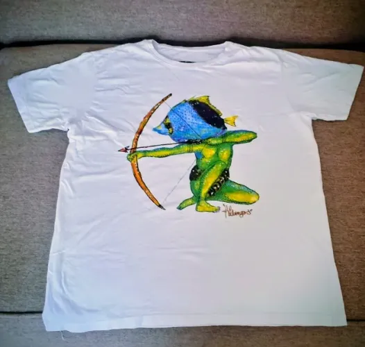 Camisa Caçador Cabeça de Peixe
