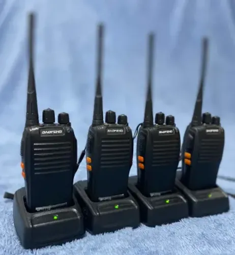 Kit 4 Radio Comunicador 777s Profissional Ht Uhf 16 Canais