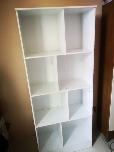 Livreiro em MDF branco