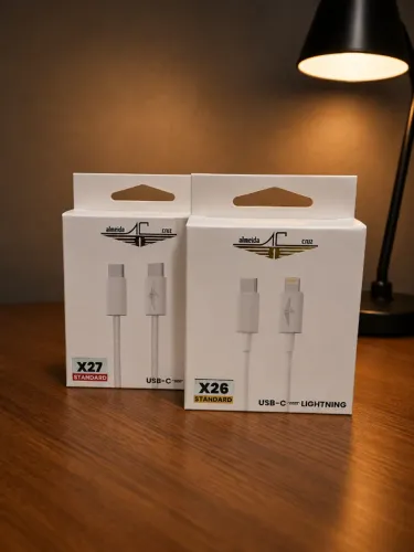 Cabo USB-C para USB-C Almeida Cruz X27 - Resistente - Novo