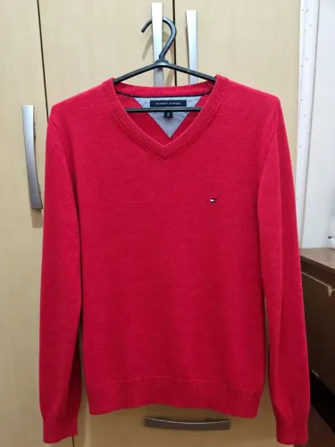Suéter Tommy Hilfiger original vermelho