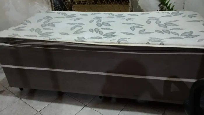 Cama box de solteiro