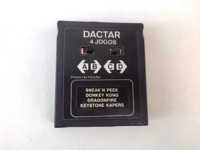 Cartucho Atari - Sneak Peek, Donkey Kg, Dragonfire, Keystone