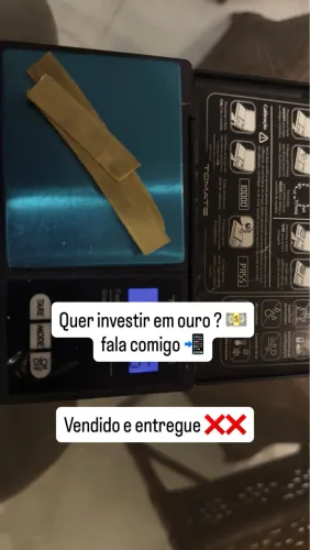 Ouro 18k em barra ( escolha a sua grama )
