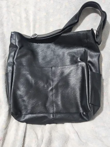 Bolsa Tote Feminina Pu Múltiplos Bolsos Diário