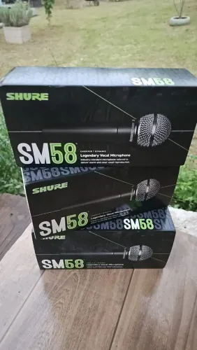 Microfone SHURE SM58 lacrado 