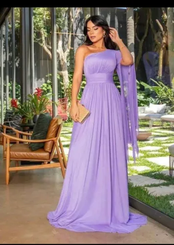 Vestido longo de festa 