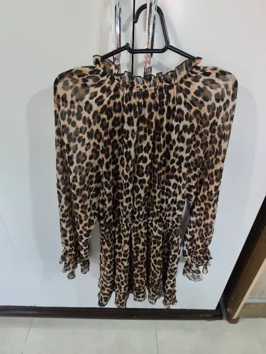 Vestido animal print