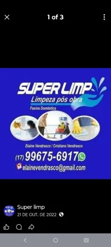 Limpeza pós obra