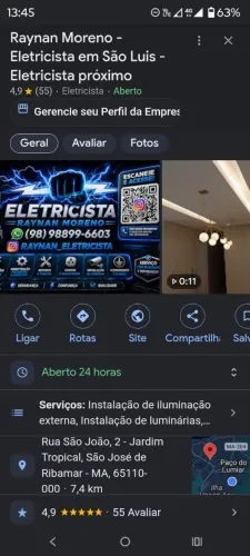 Eletricista Profissional - Raynan Moreno 