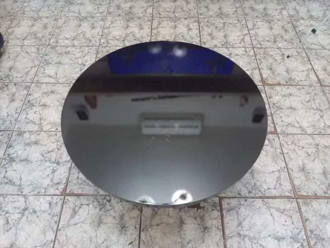 Conjunto mesas centro e lateral auto brilho
