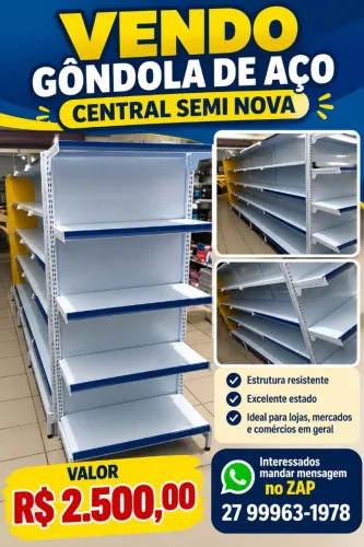 Vendo gondols de aco