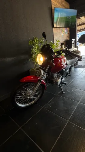 CG 125 partida elétrica e freio a disco