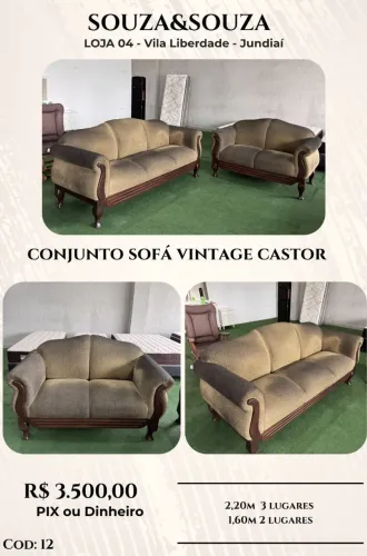 Conjunto Sofá Castor 