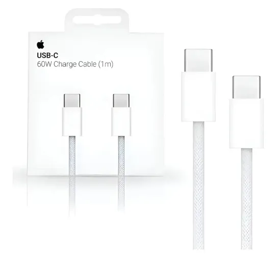 Cabo Carregador Iphone 15 16 17 tipo original Apple 60w Usb-c