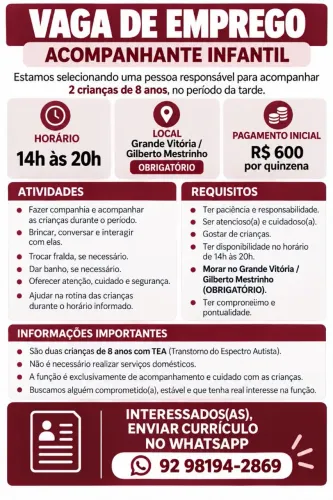 Acompanhante infantil