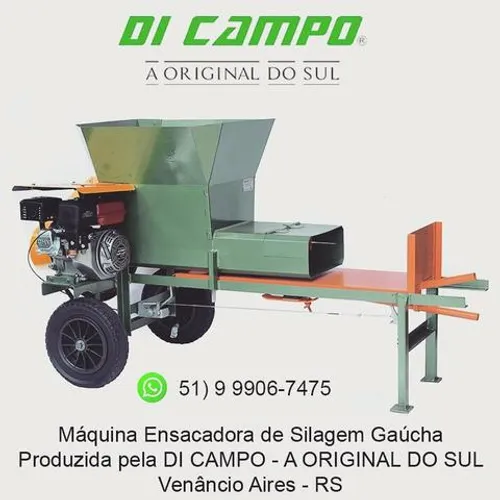 Máquina Ensacadora e Compactadora de Silagem