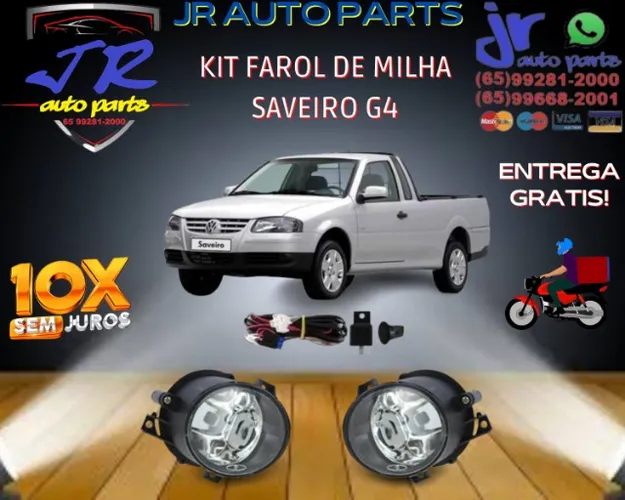 Kit Farol De Milha Saveiro G4