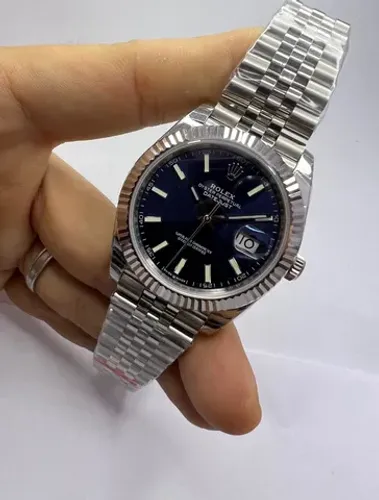 Relógio Rolex DateJust Azul 2023 Eta Clone