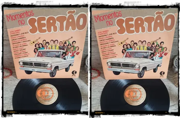 LP Vinil: Coletânea - Momentos no sertão
