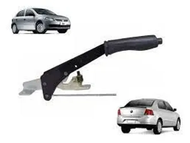 Alavanca do freio de mão do Gol, Voyage e Saveiro G5 e G6 2009 a 2016 Seminovo original VW