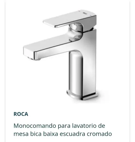 Monocomando Escuadra Roca.