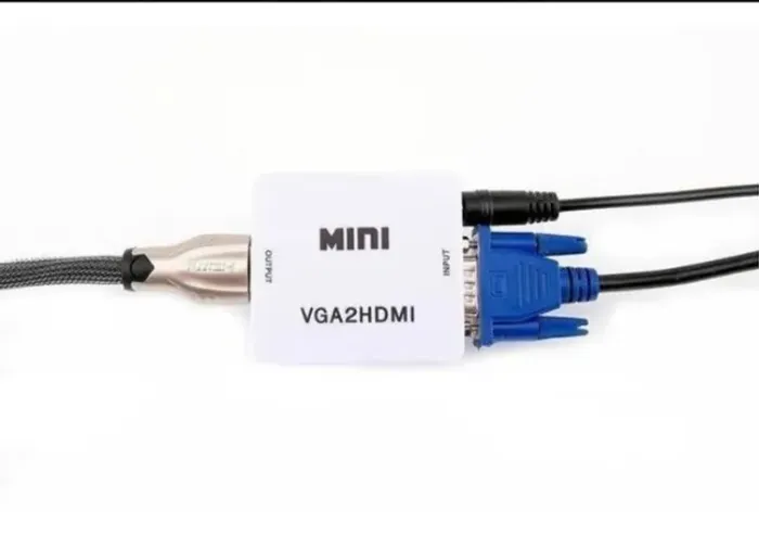 Mini Adaptador Conversor Vga P/hdmi Entrada Vga E Saida Hdmi