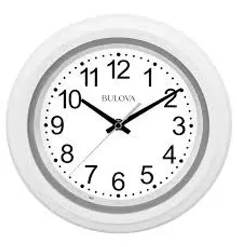 Relógio De Parede Bulova Night Vision C4865