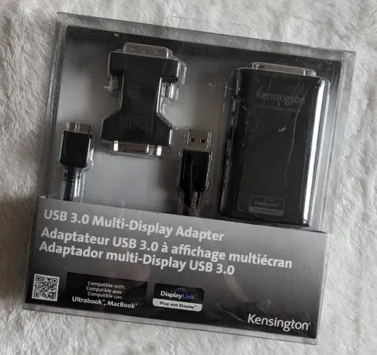 Adaptador Kensington USB3.0 Multi-Display com DisplayLink K33974AM