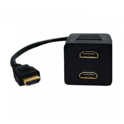 Cabo Adaptador Duplicador HDMI 1 Entrada 2 Saídas 20cm.
