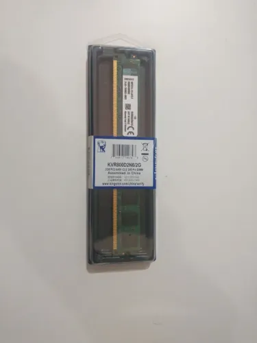 Memória DIMM Kingston KVR800D2N6/2G ( Nova )