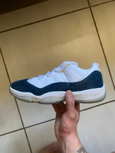 Jordan 11 Blue Navy Snakeskin 43br