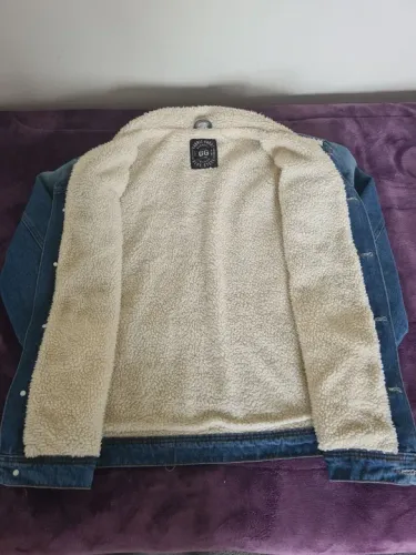 Jaqueta jeans forrada