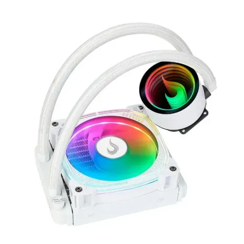 Water Cooler Rise Mode Aura Frost Pro White 120mm Led ARGB - WZetta