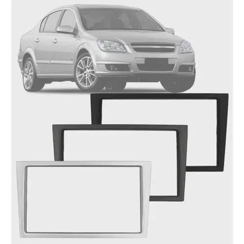 Moldura Painel 2 Din Gm Vectra 2006 2007 2008 2009 2010 2011 2012
