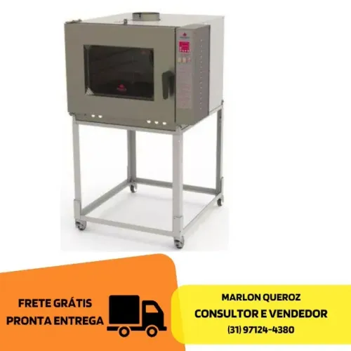Forno Turbo Elétrico 5 Esteiras Progas Novo