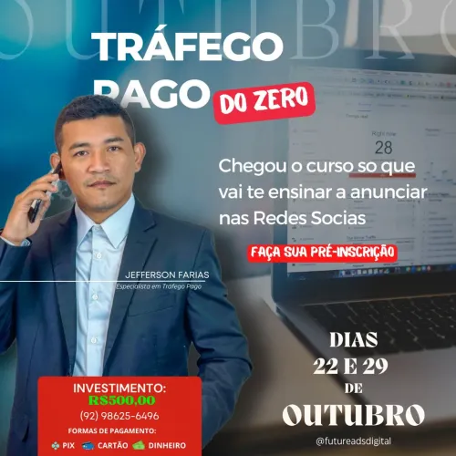 Curso Tráfego Pago do Zero - Anúncios em Redes Sociais - Manaus