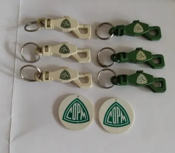 Lote 8 Chaveiros Antigos Copm Clube Dos Oficiais PMMG