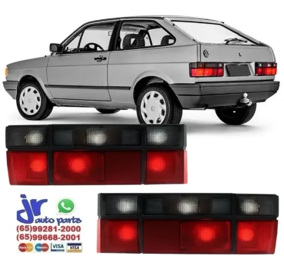 Lanterna Traseira Volkswagen Gol G1 Quadrado 1987 1988 1989 1990 1991 1992 1993 1994 1995