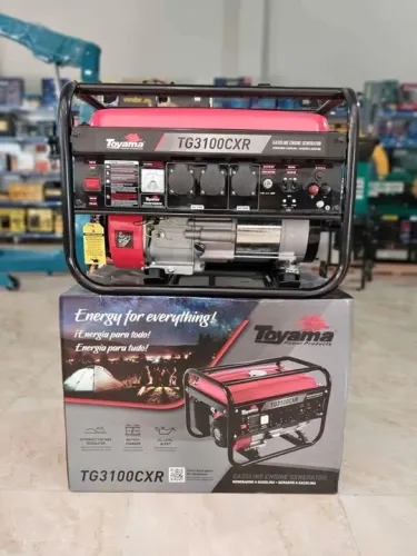 Gerador a gasolina 3.1kva Monofásico Bivolt - Toyama (Loja/Nova)