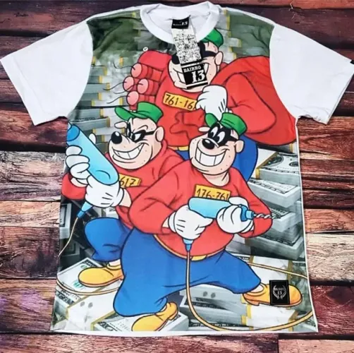 Camiseta Irmãos Metralha Sublimada